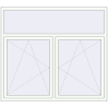 Prețuri Ferestre 1800x1600 mm BASE REHAU EURO 60 RAL 9016 Traffic white two-sided