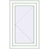 Prețuri Ferestre 580x860 mm BASE REHAU EURO 60 RAL 9016 Traffic white two-sided