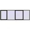 Prețuri Ferestre 4100x1400 mm ENERGY-SAVING REHAU SYNEGO MD BLACK_BROWN two-sided