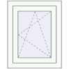 Prețuri Ferestre 500x700 mm BASE REHAU EURO 60 RAL 9016 Traffic white two-sided