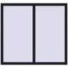 Prețuri Ferestre 1300x1200 mm OPTIMUM REHAU EURO 70 BLACK_COOL_110L-2 two-sided