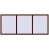 Prețuri Ferestre 2400x1000 mm BASE REHAU EURO 60 BLACK_CHERRY two-sided