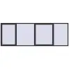 Prețuri Ferestre 4100x1400 mm ENERGY-SAVING REHAU SYNEGO MD ANTHRACITE_GREY_GLATT two-sided