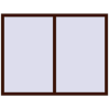 Prețuri Ferestre 1700x1300 mm BASE REHAU EURO 60 BLACK_CHERRY two-sided
