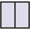 Prețuri Ferestre 1300x1200 mm OPTIMUM REHAU EURO 70 BLACK_BROWN two-sided