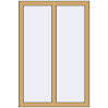 Prețuri Ferestre 800x1200 mm ALU STANDARD 72 RAL 1002 Sand yellow two-sided