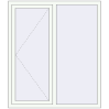 Prețuri Ferestre 1300x1500 mm REHAU ARTEVO RAL 9016 Traffic white two-sided