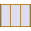Prețuri Ferestre 1600x1200 mm ALU STANDARD 72 RAL 1005 Honey yellow two-sided