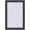 Prețuri Ferestre 1000x1500 mm OPTIMUM REHAU EURO 70 ANTHRACITE_GREY_GLATT two-sided