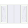 Prețuri Ferestre 2200x1500 mm OPTIMUM REHAU EURO 70 RAL 9016 Traffic white two-sided