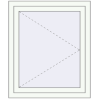 Prețuri Ferestre 800x1000 mm BASE REHAU EURO 60 RAL 9016 Traffic white two-sided