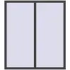 Prețuri Ferestre 1600x1800 mm ENERGY-SAVING REHAU SYNEGO MD BASALT_GREY two-sided