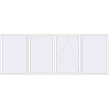 Prețuri Ferestre 3700x1400 mm BASE REHAU EURO 60 RAL 9016 Traffic white two-sided