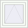 Prețuri Ferestre 560x560 mm BASE REHAU EURO 60 RAL 9016 Traffic white two-sided