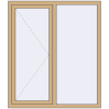 Prețuri Ferestre 1300x1500 mm ALU STANDARD 72 RAL 1001 Beige two-sided