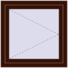 Prețuri Ferestre 800x800 mm OPTIMUM REHAU EURO 70 BLACK_CHERRY two-sided