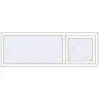 Prețuri Ferestre 1700x600 mm ENERGY-SAVING REHAU SYNEGO MD RAL 9016 Traffic white two-sided