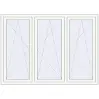 Prețuri Ferestre 1880x1360 mm REHAU BRILLANT DESIGN RAL 9016 Traffic white two-sided