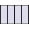 Prețuri Ferestre 2700x1820 mm OPTIMUM REHAU EURO 70 BLACK_COOL_110L-2 two-sided
