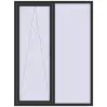 Prețuri Ferestre 1500x2000 mm ENERGY-SAVING REHAU SYNEGO MD ANTHRACITE_GREY_GLATT two-sided