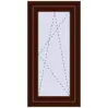 Prețuri Ferestre 500x1000 mm REHAU BRILLANT DESIGN BLACK_CHERRY two-sided
