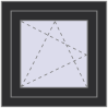 Prețuri Ferestre 550x550 mm OPTIMUM REHAU EURO 70 ANTHRACITE_GREY_GLATT two-sided