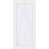 Prețuri Ferestre 750x1800 mm ENERGY-SAVING REHAU SYNEGO MD RAL 9016 Traffic white two-sided