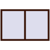Prețuri Ferestre 1400x900 mm REHAU BRILLANT DESIGN BLACK_CHERRY two-sided