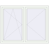 Prețuri Ferestre 1600x1250 mm OPTIMUM REHAU EURO 70 RAL 9016 Traffic white two-sided
