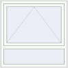 Prețuri Ferestre 1100x1100 mm BASE REHAU EURO 60 RAL 9016 Traffic white two-sided