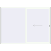 PATIO DOOR REHAU EURO 60 3000x2200 mm RAL 9016 Traffic white two-sided PATIO DOOR REHAU EURO 60 3000x2200 mm RAL 9016 Traffic white two-sided
