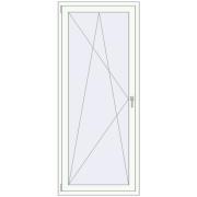 BALCONY DOOR REHAU EURO 60 900x2050 mm RAL 9016 Traffic white two-sided BALCONY DOOR REHAU EURO 60 900x2050 mm RAL 9016 Traffic white two-sided