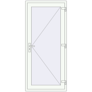 OPTIMUM REHAU BRILLANT 900x2000 mm RAL 9016 Traffic white two-sided OPTIMUM REHAU BRILLANT 900x2000 mm RAL 9016 Traffic white two-sided