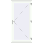 OPTIMUM REHAU BRILLANT 1000x2000 mm RAL 9016 Traffic white two-sided OPTIMUM REHAU BRILLANT 1000x2000 mm RAL 9016 Traffic white two-sided