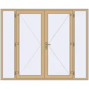 DOOR ALU STANDARD 72 2400x1950 mm RAL 1001 Beige two-sided DOOR ALU STANDARD 72 2400x1950 mm RAL 1001 Beige two-sided