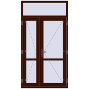 REHAU BASE 60 (Z74) 1180x2200 mm BLACK_CHERRY two-sided REHAU BASE 60 (Z74) 1180x2200 mm BLACK_CHERRY two-sided