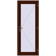 Uși de interior 800x2050 mm REHAU BASE 60 TERRACE (Т94) BLACK_CHERRY two-sided