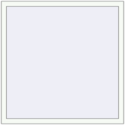 BASE REHAU EURO 60 1200x1200 mm RAL 9016 Traffic white two-sided