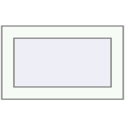OPTIMUM REHAU EURO 70 500x300 mm RAL 9016 Traffic white two-sided