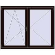 BASE REHAU EURO 60 1500x1200 mm BLACK_BROWN two-sided BASE REHAU EURO 60 1500x1200 mm BLACK_BROWN two-sided