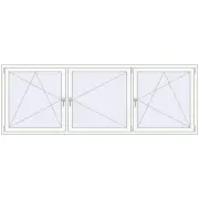 BASE REHAU EURO 60 2800x1000 mm RAL 9016 Traffic white two-sided