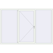 OPTIMUM REHAU EURO 70 2500x1700 mm RAL 9016 Traffic white two-sided