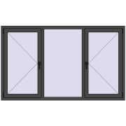 REHAU ARTEVO 2000x1200 mm BASALT_GREY two-sided