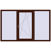 REHAU ARTEVO 1900x1200 mm BLACK_CHERRY two-sided