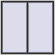 OPTIMUM REHAU EURO 70 1300x1300 mm BLACK_STRUCTURAL two-sided OPTIMUM REHAU EURO 70 1300x1300 mm BLACK_STRUCTURAL two-sided