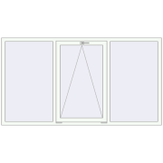 OPTIMUM REHAU EURO 70 2200x1200 mm RAL 9016 Traffic white two-sided