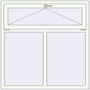 BASE REHAU EURO 60 1250x1250 mm RAL 9016 Traffic white two-sided BASE REHAU EURO 60 1250x1250 mm RAL 9016 Traffic white two-sided