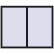 BASE REHAU EURO 60 1400x1130 mm BLACK_COOL_110L-2 two-sided BASE REHAU EURO 60 1400x1130 mm BLACK_COOL_110L-2 two-sided