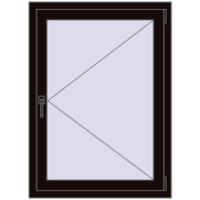 BASE REHAU EURO 60 800x1100 mm BLACK_BROWN two-sided BASE REHAU EURO 60 800x1100 mm BLACK_BROWN two-sided