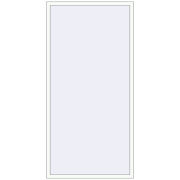 REHAU BRILLANT DESIGN 1200x2400 mm RAL 9016 Traffic white two-sided
